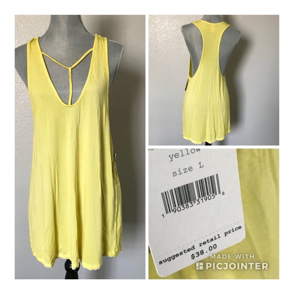 Free People Yellow Tank - Picture 3 of 3